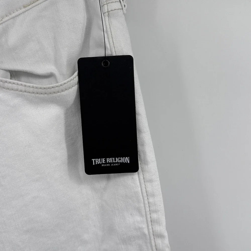 True Religion Rocco Relaxed Skinny Jeans Mens 31 Optic White 105011 NWT